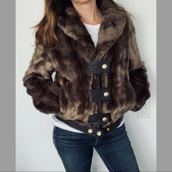 Juicy Couture Jackets & Blazers - Juicy Couture Faux Fur / Vegan Jacket - M (6/8)